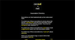 Desktop Screenshot of directory.ceosd.net